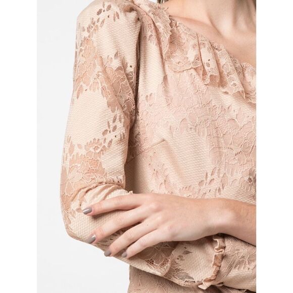 Alexis Ilana one shoulder lace mini dress - Picture 4 of 12